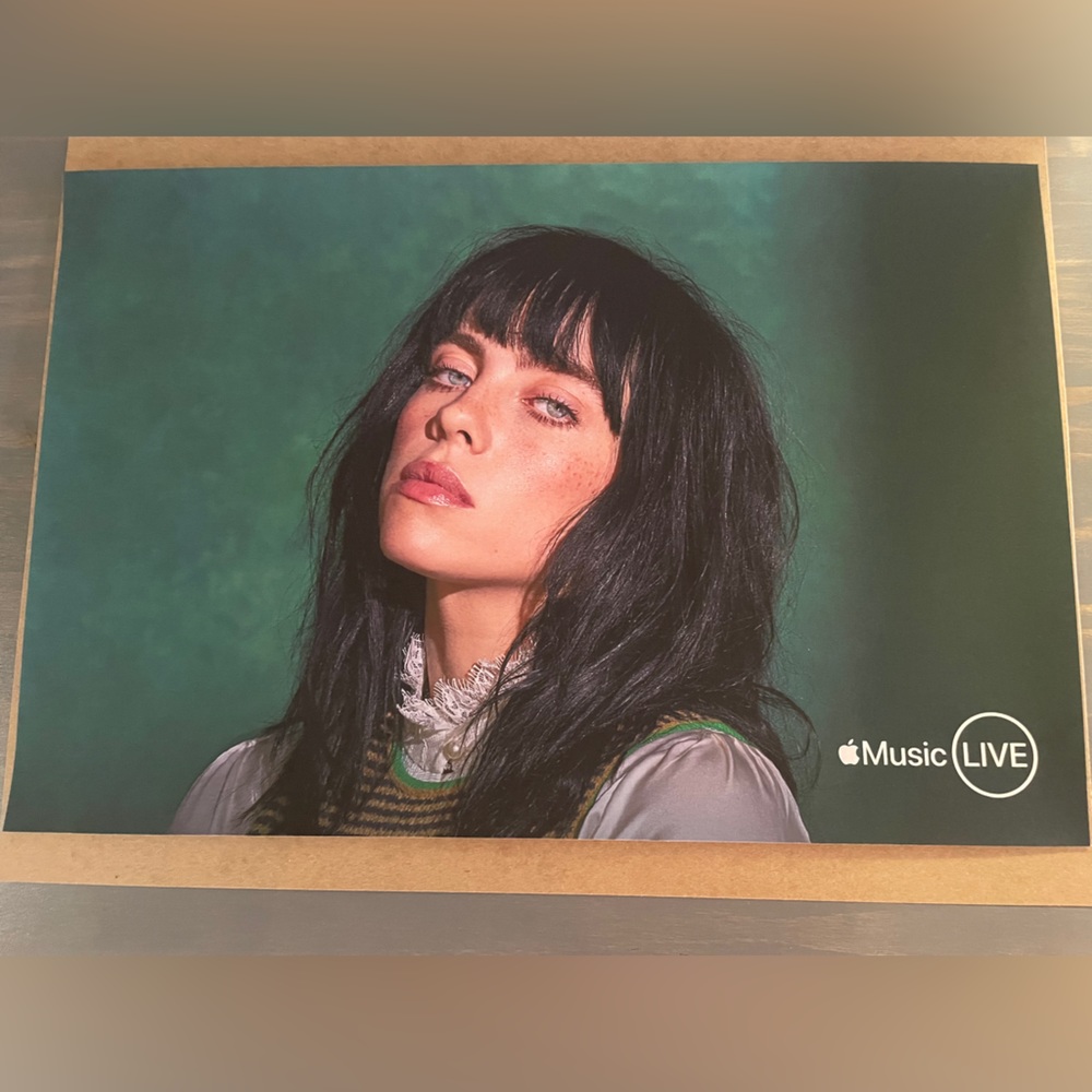 Billie Eilish Limited Edition Apple Music Lithograph